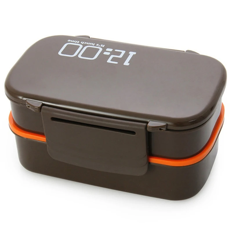 Large Capacity 1400Ml Double Layer Plastic Lunch Box Microwave Oven Bento Box Food Container Lunchbox BPA Free Brown
Large Capacity 1400Ml Double Layer Plastic Lunch Box Microwave Oven Bento Box Food Container Lunchbox BPA Free Brown