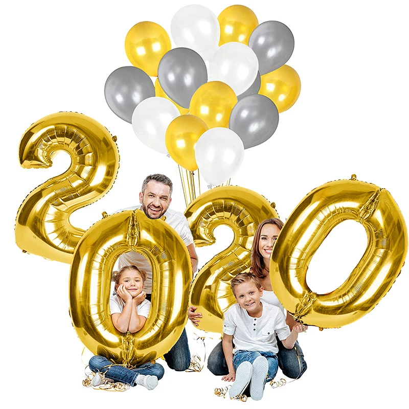 16pcs 32 inch Number 2020 Balloons Set Happy New Year Letter Eve Decor 2019 Christmas Foil Ballon Decoration Rose Gold Supplies
16pcs 32 inch Number 2020 Balloons Set Happy New Year Letter Eve Decor 2019 Christmas Foil Ballon Decoration Rose Gold Supplies
