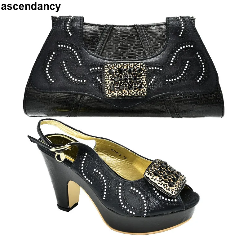 New Decorated with Rhinestone African Matching Shoes and Bags Italian In Women Party African Wedding Italian Shoe and Bag Sets
New Decorated with Rhinestone African Matching Shoes and Bags Italian In Women Party African Wedding Italian Shoe and Bag Sets