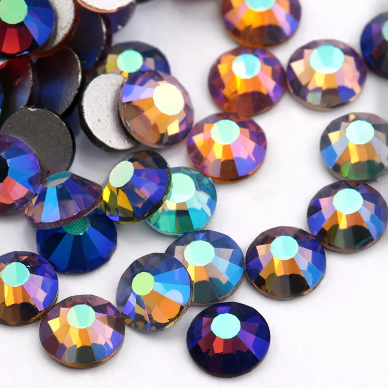 

Mixed Color Glitter AB 3D Nail Art Rhinestones Glass Multi-Shape Crystals Stones Gem For DIY Manicure Decorations