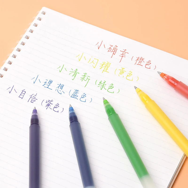 Macaroon Color Super Durable Colorful Signing Pens 5 Colors Cute 0.5mm Gel Pen Kawaii School Office Stationery Supplies
Macaroon Color Super Durable Colorful Signing Pens 5 Colors Cute 0.5mm Gel Pen Kawaii School Office Stationery Supplies