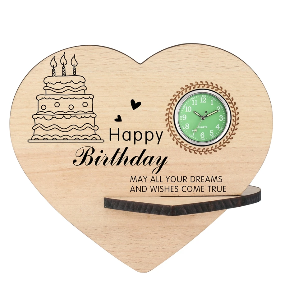 Accept Custom Personalized Creative Birthday Gifts Wooden Decorative Table Clock Unique Text Creative Gift Items for Men Women
Accept Custom Personalized Creative Birthday Gifts Wooden Decorative Table Clock Unique Text Creative Gift Items for Men Women