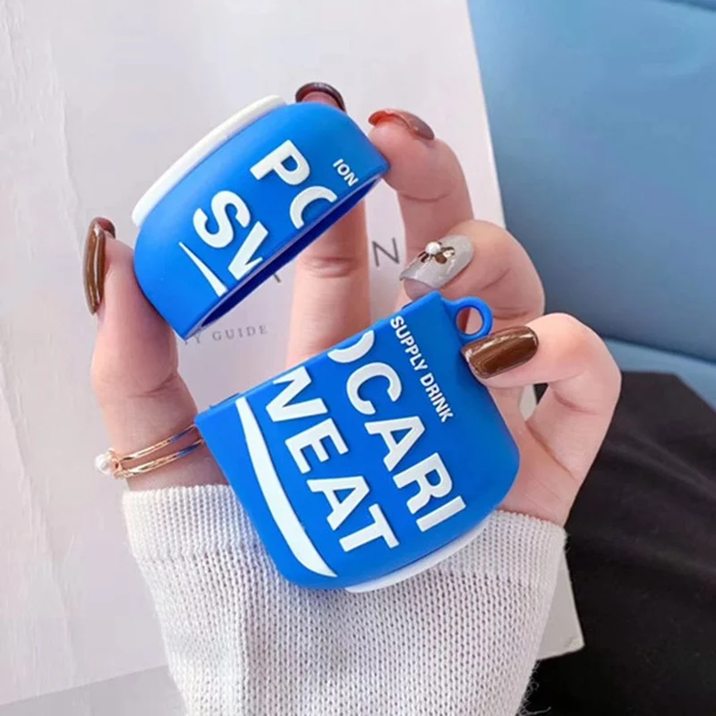 3D мультяшный беспроводной чехол Eaphone для Airpods Air Pods зарядный бокс защитный мягкий