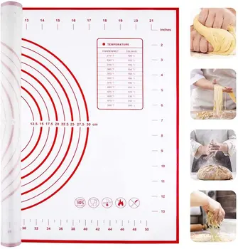 Silicone Pastry Baking Mat Extra Large Non Slip with Measurement Non Stick Baking Dough Rolling Mat Pizza Cookies Kneading Matts
Silicone Pastry Baking Mat Extra Large Non Slip with Measurement Non Stick Baking Dough Rolling Mat Pizza Cookies Kneading Matts