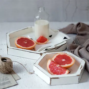3 Sizes Retro Pastoral Wood Storage Tray Fruit Cake Dessert Plate White Color Hexagon Jewelry Display Tray Home Desktop Decor
3 Sizes Retro Pastoral Wood Storage Tray Fruit Cake Dessert Plate White Color Hexagon Jewelry Display Tray Home Desktop Decor