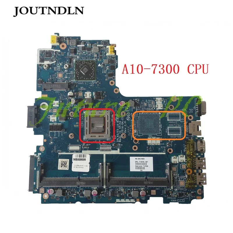 JOUTNDLN для струйного принтера Hp Probook 455 G2 Материнская плата ноутбука ZPL45 55 LA-B191P 773075-601