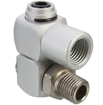 1PC 1/4" Pneumatic Part Universal 360 Air Tool Swivel Fitting Flow Aluminum Alloy Tool Air Hose Connector Adapter
1PC 1/4" Pneumatic Part Universal 360 Air Tool Swivel Fitting Flow Aluminum Alloy Tool Air Hose Connector Adapter