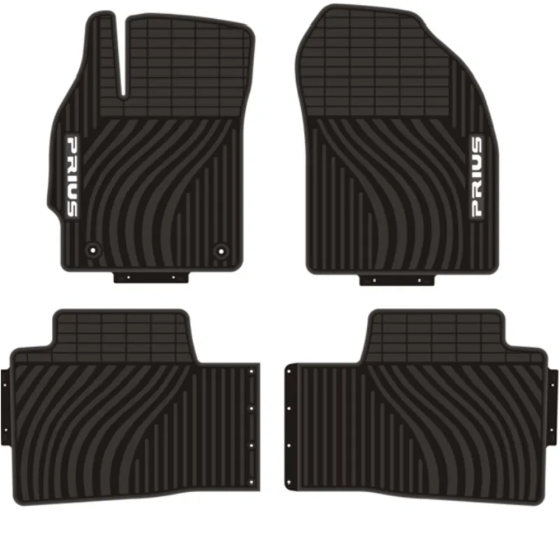 Фото Special Carpets Waterproof Front and Rear Seat Full Set Rubber Car Floor Mats for 2006-2019 Year Toyota Prius Corrola RAV4 Camry |