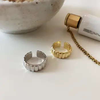 1PC 100% Authentic 925 sterling silver gear Band Wider rings gold /White adjust Ring TLJ1166
1PC 100% Authentic 925 sterling silver gear Band Wider rings gold /White adjust Ring TLJ1166