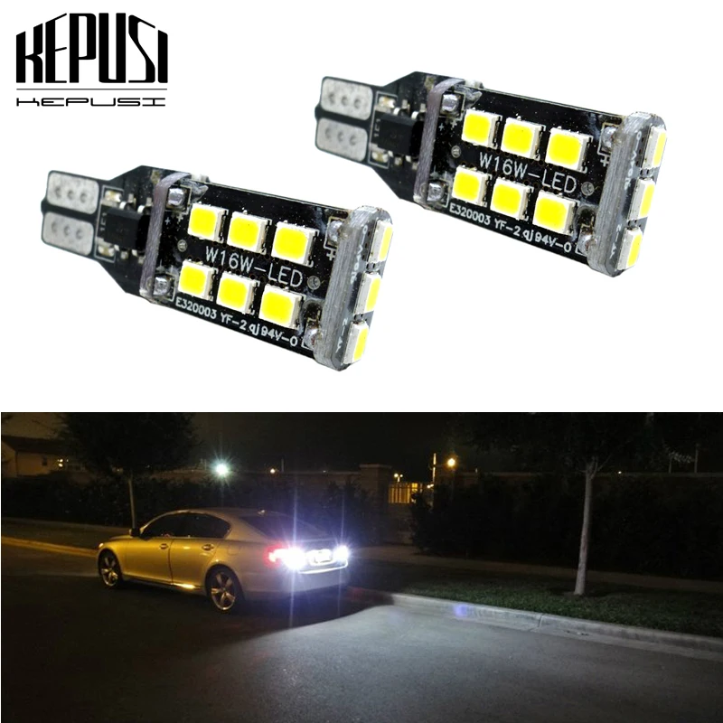 2x T15 W16W Canbus LED 2835 Car Error Free Reverse Light Backup Lamp Parking Light White For VOLKSWAGEN Passat B7 Car Styling
2x T15 W16W Canbus LED 2835 Car Error Free Reverse Light Backup Lamp Parking Light White For VOLKSWAGEN Passat B7 Car Styling