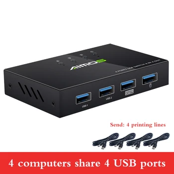 4K USB HDMI KVM Switch Box Video Display USB 2.0 Switch KVM Switcher Splitter Box For 4 PC Sharing Printer Keyboard Mouse KVM
4K USB HDMI KVM Switch Box Video Display USB 2.0 Switch KVM Switcher Splitter Box For 4 PC Sharing Printer Keyboard Mouse KVM