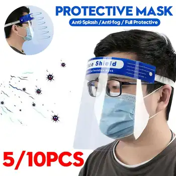 Transparent Protective Mask Full face shield Masks Particulate Respirator Protective Visor Anti Saliva Transmission Face Masks 
Transparent Protective Mask Full face shield Masks Particulate Respirator Protective Visor Anti Saliva Transmission Face Masks