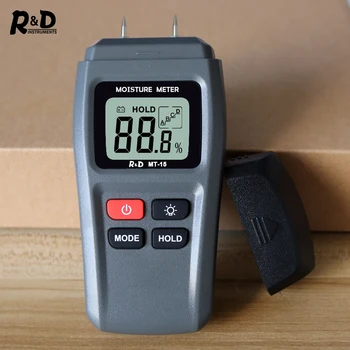 R&D MT15 Wood Moisture Meter Wood Humidity Tester Hygrometer Timber Damp Detector Tree Density tester with Backlight grey
R&D MT15 Wood Moisture Meter Wood Humidity Tester Hygrometer Timber Damp Detector Tree Density tester with Backlight grey