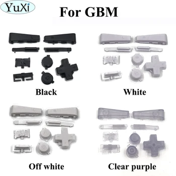 YuXi 4Color Full Buttons Set L R A B D-Pad Keypad for Nintend for GBM Console Shell Button Keys Replacement Parts
YuXi 4Color Full Buttons Set L R A B D-Pad Keypad for Nintend for GBM Console Shell Button Keys Replacement Parts