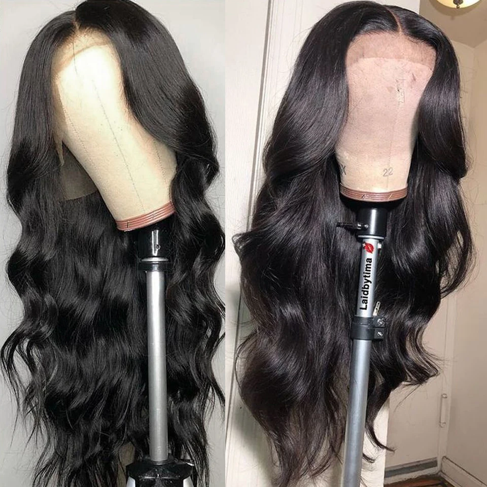 360 Lace Frontal Wigs Brazilian Body Wave Human Hair Wigs For Black Women Pre Plucked Hairline Soft Hair