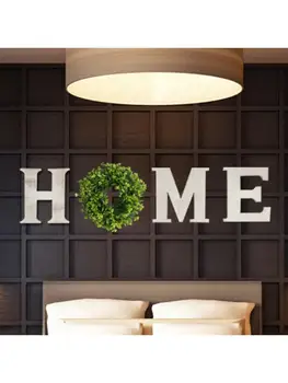 Rustic Wooden Home Letters Sign with 12 Inch Artificial Wreath Wall Home Decor D08D
Rustic Wooden Home Letters Sign with 12 Inch Artificial Wreath Wall Home Decor D08D