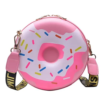 Donut Shape Shoulder Bag Cute Leather Crossbody Bags Girls Round Handbags Purses Women Mini Casual Messenger Pouch harajuku
Donut Shape Shoulder Bag Cute Leather Crossbody Bags Girls Round Handbags Purses Women Mini Casual Messenger Pouch harajuku