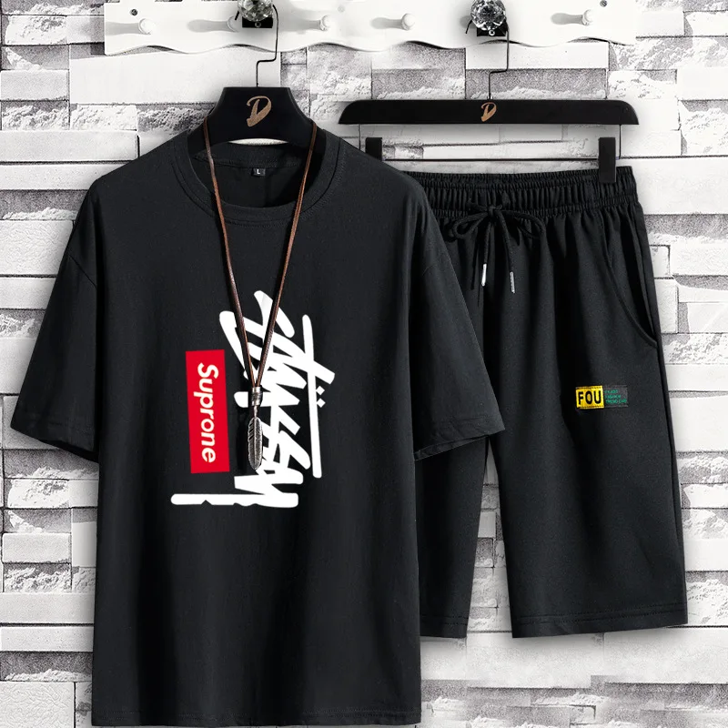 Men Tracksuit Set T Shirt Summer Two Pieces Sporting Track Suit Male Sets Printed Tee Tops Shorts Set Mens Track Suit
Men Tracksuit Set T Shirt Summer Two Pieces Sporting Track Suit Male Sets Printed Tee Tops Shorts Set Mens Track Suit