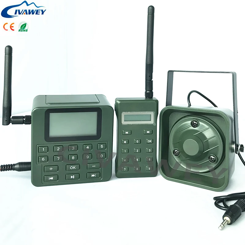 200 voice 500M remote controller 2pcs 100W 200dB loud speaker hunting MP3 player voice duck hunting decoy hunting bird caller
200 voice 500M remote controller 2pcs 100W 200dB loud speaker hunting MP3 player voice duck hunting decoy hunting bird caller