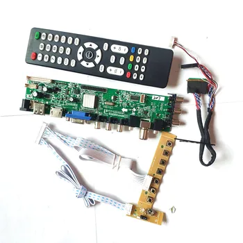 Fit LP140WH4-TLP1/TLP2/TLP3 screen 3663 TV digital AV HDMI VGA USB DVB 40 pin LVDS 1366*768 upgrade LCD Controller board DIY Kit 
Fit LP140WH4-TLP1/TLP2/TLP3 screen 3663 TV digital AV HDMI VGA USB DVB 40 pin LVDS 1366*768 upgrade LCD Controller board DIY Kit