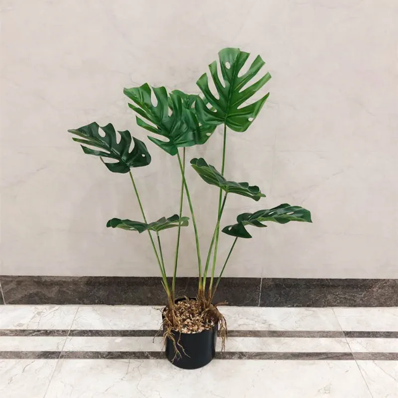 80cm 7Fork Artificial Large Monstera Plants Indoor Palm Tree Potted DIY Decor Material Hotel Living Room Christmas Home Deco
80cm 7Fork Artificial Large Monstera Plants Indoor Palm Tree Potted DIY Decor Material Hotel Living Room Christmas Home Deco