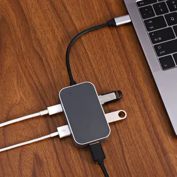 New TYPE-C HUB PD+4USB3.0 multi-function expansion dock multi-port hub type c hub fast transmission hub
New TYPE-C HUB PD+4USB3.0 multi-function expansion dock multi-port hub type c hub fast transmission hub