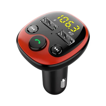 Bluetooth 5.0 Stereo Mp3 Player Car Charger FM Transmitter Wireless Handsfree Audio Receiver Auto Dual USB Car Accessories BT21B 
Bluetooth 5.0 Stereo Mp3 Player Car Charger FM Transmitter Wireless Handsfree Audio Receiver Auto Dual USB Car Accessories BT21B