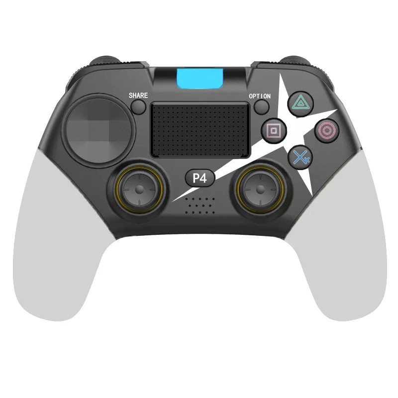 Wireless bluetooth gamepad is suitable for PS4 control game console computer end mobile phone end joystick remote control
Wireless bluetooth gamepad is suitable for PS4 control game console computer end mobile phone end joystick remote control