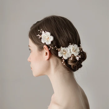 Parmalambe Hair Pins Rose Silk Flowers Handmade Rhinestone Pearl Hair Jewelry Bridal White Peony Headpieces Wedding Accessories
Parmalambe Hair Pins Rose Silk Flowers Handmade Rhinestone Pearl Hair Jewelry Bridal White Peony Headpieces Wedding Accessories