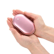 Winter 3 Warm Level Hand Warmer Intelligent temperature control 5200mah Power Bank Mini USB Charger Double-Side Heating
Winter 3 Warm Level Hand Warmer Intelligent temperature control 5200mah Power Bank Mini USB Charger Double-Side Heating
