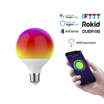 Smart Light Bulb Cellphone APP WiFi Voice Control Light Bulbs RGB Energy Saving Dimming Multicolor LED Bulb Lighting Bulb
Smart Light Bulb Cellphone APP WiFi Voice Control Light Bulbs RGB Energy Saving Dimming Multicolor LED Bulb Lighting Bulb