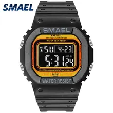 

SMAEL Sports Watches Led Digital Sport Mens Watches Waterproof Digital Watch 1801 Male Clock Relogios Masculino Military Watch