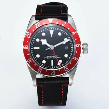 Corgeut 41mm mens Watch dial white marks Mechanical sapphire GMT Men Automatic Military Sport calendar Clock waterproof luminous
Corgeut 41mm mens Watch dial white marks Mechanical sapphire GMT Men Automatic Military Sport calendar Clock waterproof luminous