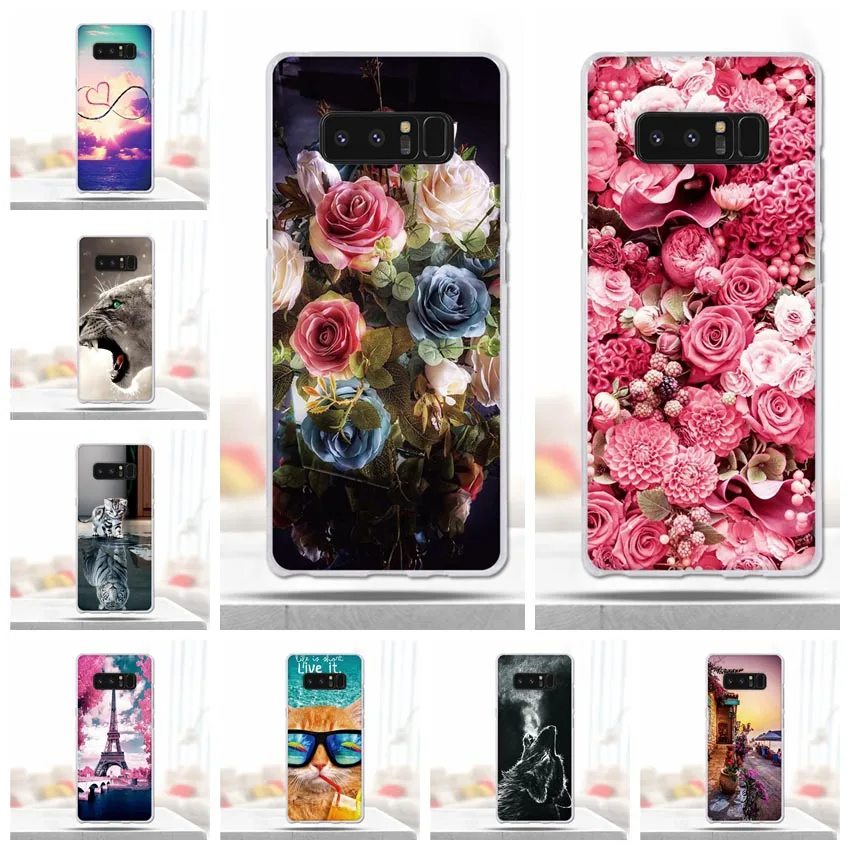 Чехол для Samsung Galaxy Note 8 чехол N950F N950 Мягкий Силиконовый ТПУ 3d | Мобильные телефоны и