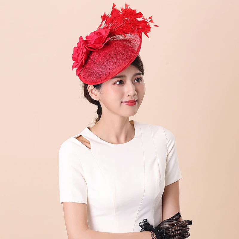Mingli Tengda Bride Red Hat And Fascinators Woman Cambric Small Formal Hat Hair Decorate Hats Headwear Wedding Accessories Tiara
Mingli Tengda Bride Red Hat And Fascinators Woman Cambric Small Formal Hat Hair Decorate Hats Headwear Wedding Accessories Tiara