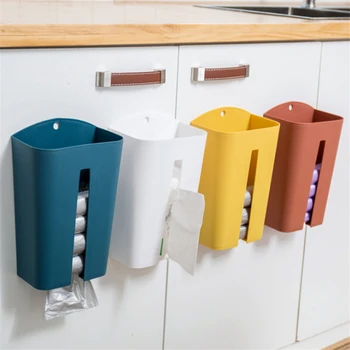 Wall-mounted Garbage Bag Holders Kitchen Cabinet Door Trash Bags Plastic Container Grocery Dispenser Storage Boxes with Cover
Wall-mounted Garbage Bag Holders Kitchen Cabinet Door Trash Bags Plastic Container Grocery Dispenser Storage Boxes with Cover