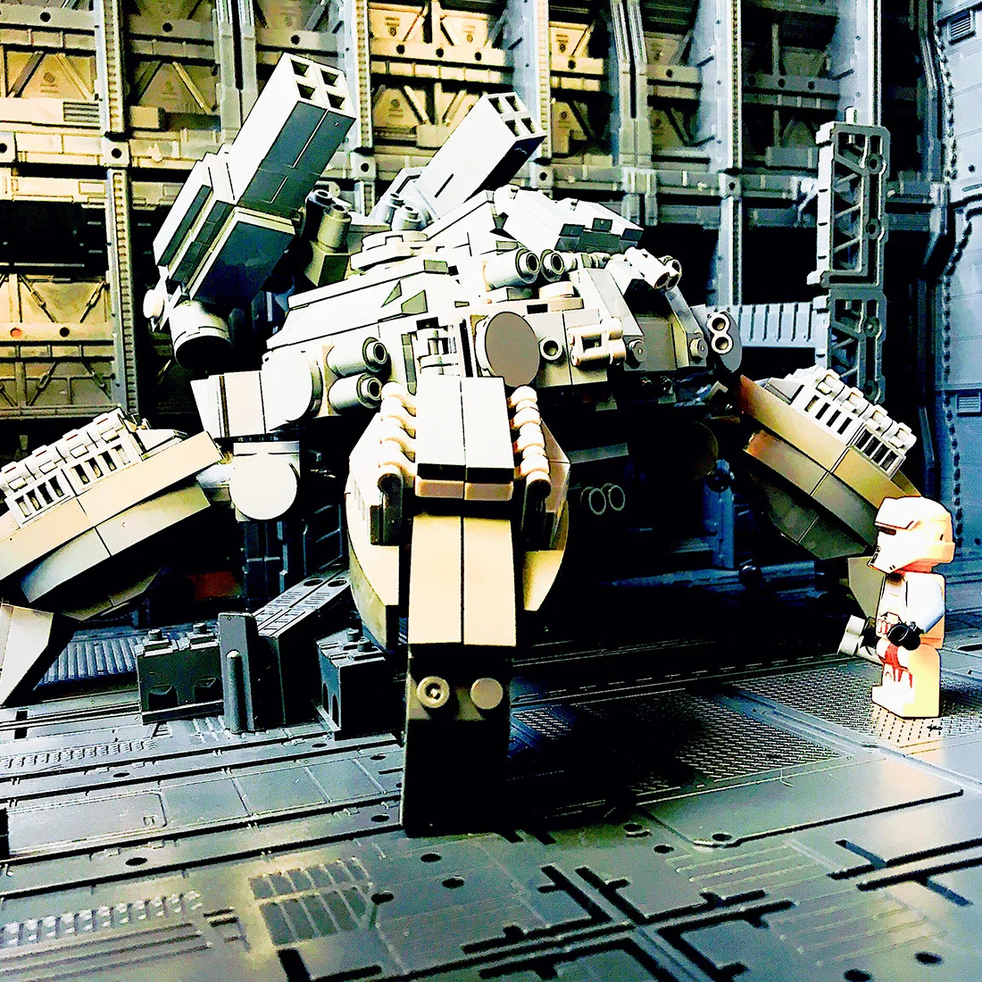 700Pcs STEM MOC Four-legged Mech Crab Brick Model Small Particle Building Blocks Educational Toy Set Building & Construction
700Pcs STEM MOC Four-legged Mech Crab Brick Model Small Particle Building Blocks Educational Toy Set Building & Construction