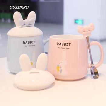 OUSSIRRO Cute Ceramic Mug Creative Glass Large Capacity Milk Cup Couple Present Coffee Cup Gift Box
OUSSIRRO Cute Ceramic Mug Creative Glass Large Capacity Milk Cup Couple Present Coffee Cup Gift Box