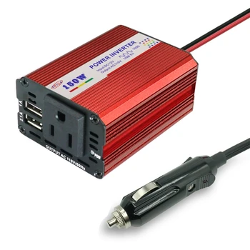 150W Car Power Inverter 12V DC to 110V/220V Converter 3.1A Dual USB Car Charger WXTB
150W Car Power Inverter 12V DC to 110V/220V Converter 3.1A Dual USB Car Charger WXTB