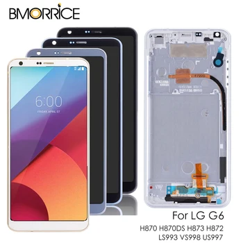 LCD For LG G6 H870 H870DS H872 LS993 VS998 US997 LCD Display Touch Screen Digitizer Full Assembly with Bezel Frame
LCD For LG G6 H870 H870DS H872 LS993 VS998 US997 LCD Display Touch Screen Digitizer Full Assembly with Bezel Frame