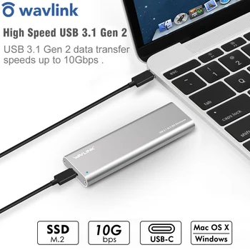 Wavlink USB C Gen 2 10Gbps M.2 SSD Enclosure B Key External Adapter NGFF Sata HDD Drive For M.2 SSD 2230/2242/2260/2280 USAP
Wavlink USB C Gen 2 10Gbps M.2 SSD Enclosure B Key External Adapter NGFF Sata HDD Drive For M.2 SSD 2230/2242/2260/2280 USAP