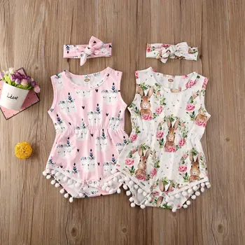 Sweet Newborn Baby Girls Easter Bunny Romper Sleeveless Bodysuit Jumpsuit Outfit Headband Clothes Set Gift Sunsuit Hot
Sweet Newborn Baby Girls Easter Bunny Romper Sleeveless Bodysuit Jumpsuit Outfit Headband Clothes Set Gift Sunsuit Hot