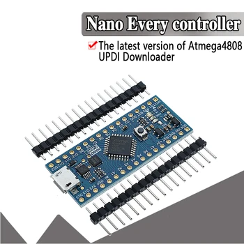New arrival Nano controller compatible for Arduino Nano Every Atmega4808 Upgraded Atmega328 CH340 UPDI Downloader for arduino
New arrival Nano controller compatible for Arduino Nano Every Atmega4808 Upgraded Atmega328 CH340 UPDI Downloader for arduino