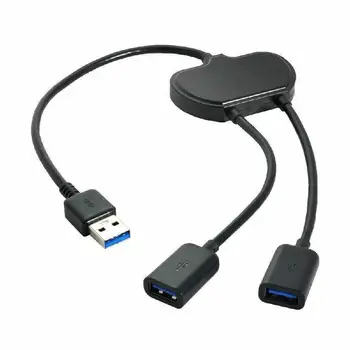 5Gbps USB 3.0 A Male to Dual Ports Hub Cable Splitter F Laptop Notebook PC Mouse 
5Gbps USB 3.0 A Male to Dual Ports Hub Cable Splitter F Laptop Notebook PC Mouse