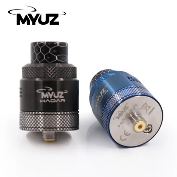 Myuz Hadar RDA 25mm Compatible with top filling and bottom feeding with Mesh coil and wire coil electronic cigarette RDA TANK
Myuz Hadar RDA 25mm Compatible with top filling and bottom feeding with Mesh coil and wire coil electronic cigarette RDA TANK