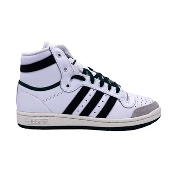 ADIDAS TOP TEN HI SNEAKERS White Black Green EF6364 
ADIDAS TOP TEN HI SNEAKERS White Black Green EF6364