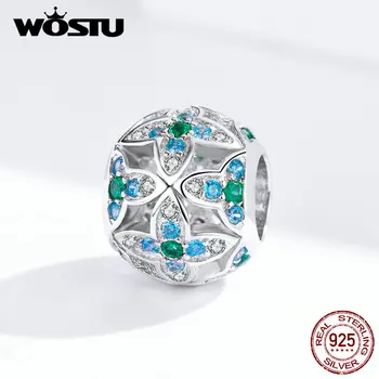 WOSTU Hot Sale 925 Sterling Silver Green Flower Round Beads Zircon Charm Fit Original Bracelet Pendant Luxury Jewelry FNC115
WOSTU Hot Sale 925 Sterling Silver Green Flower Round Beads Zircon Charm Fit Original Bracelet Pendant Luxury Jewelry FNC115