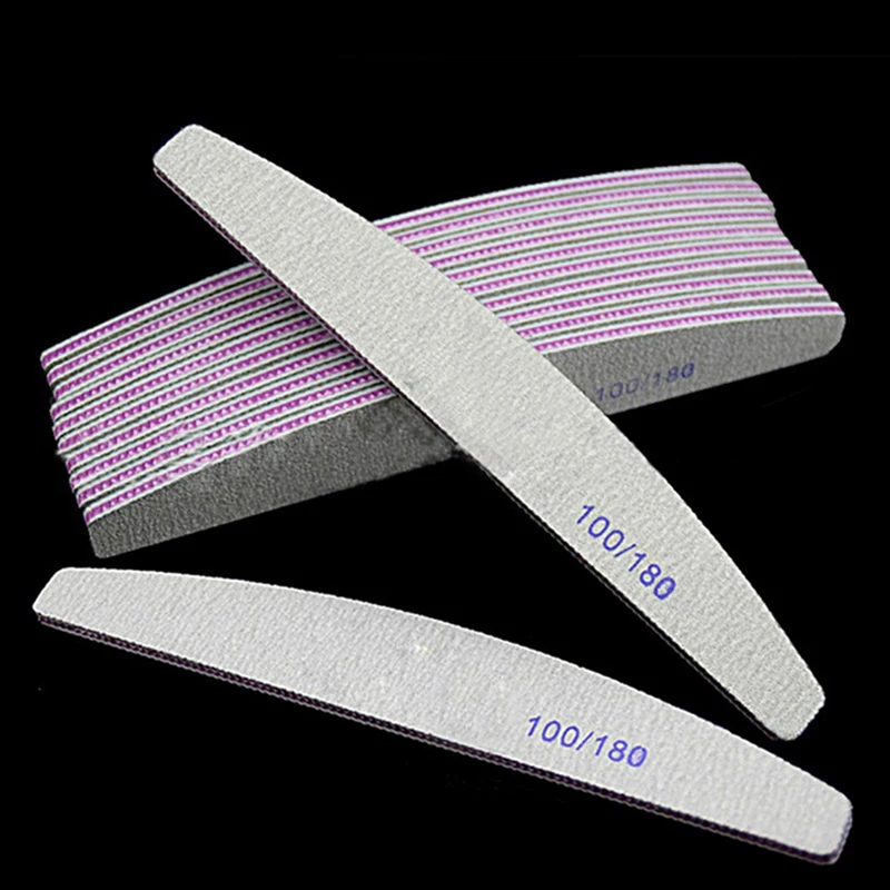 Professional Nail File 100/180 Half Moon Sandpaper Nail Sanding Blocks Grinding Polishing Manicure Care Tools 5/10/15PCS
Professional Nail File 100/180 Half Moon Sandpaper Nail Sanding Blocks Grinding Polishing Manicure Care Tools 5/10/15PCS