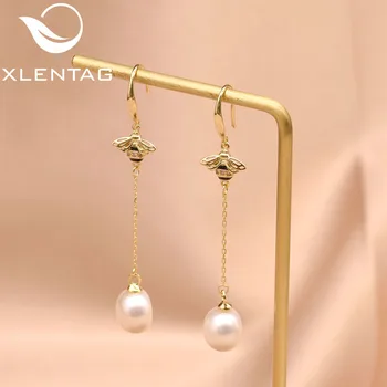 XlentAg Natural Pearls Hook Dangle Long Earrings For Girls Birthday Women's Cute Dee Fashion Jewelry Pendientes largos GE0790
XlentAg Natural Pearls Hook Dangle Long Earrings For Girls Birthday Women's Cute Dee Fashion Jewelry Pendientes largos GE0790