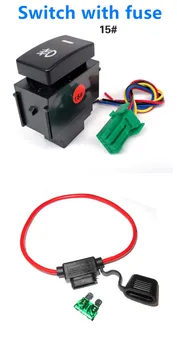 Newest fireproof 12V Car Fog Light Switch Daytime Running Lights Switch with Fuse For XR-V/City With Cable
Newest fireproof 12V Car Fog Light Switch Daytime Running Lights Switch with Fuse For XR-V/City With Cable
